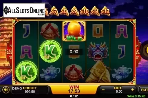 Win Screen 3. Golden Zongzi from PlayStar