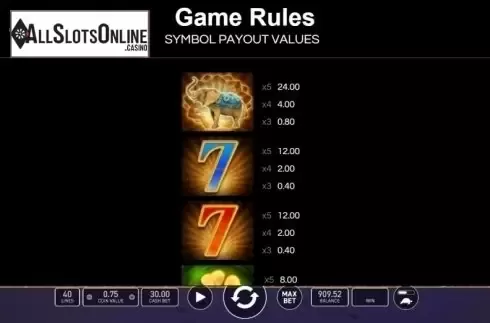 Game Rules. Good Luck 40 from Wazdan