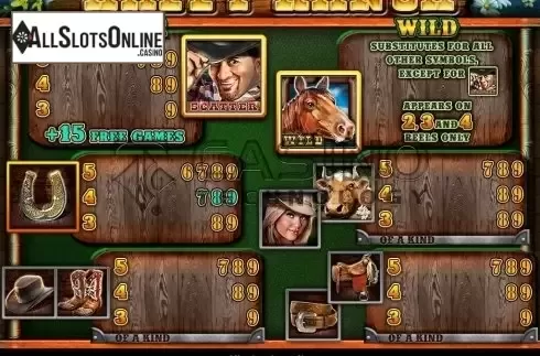 Screen4. Happy Ranch from Casino Technology