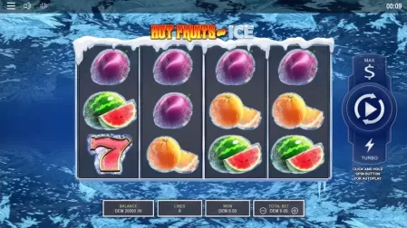 Hot Fruits on Ice slot screenshot 1