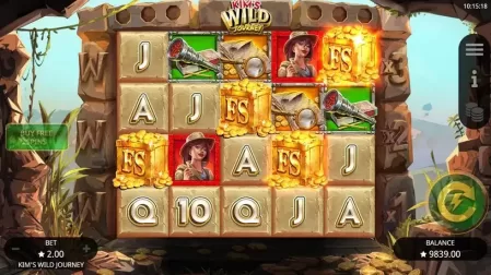 Kim’s Wild Journey slot screenshot 3