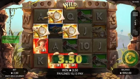 Kim’s Wild Journey slot screenshot 2