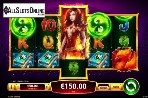 Win Screen 1. Lady Phoenix from Ruby Play