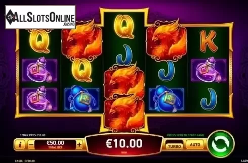 Win Screen 2. Lady Phoenix from Ruby Play