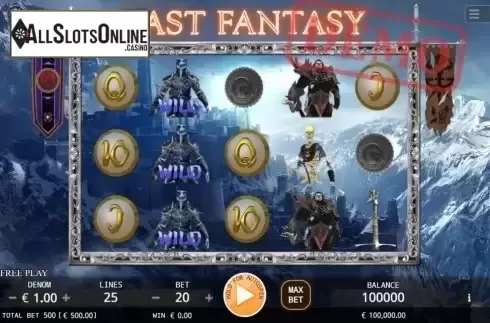 Reel Screen. Last Fantasy from KA Gaming