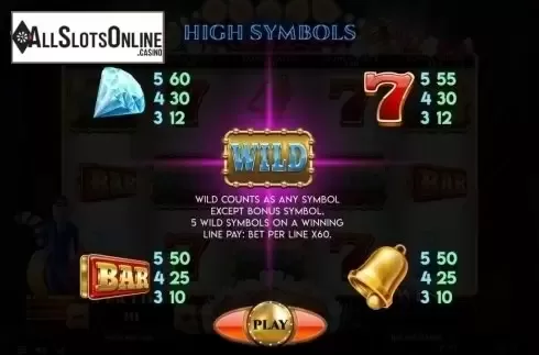 Paytable. Lemur Does Vegas Easter Edition from Spinomenal