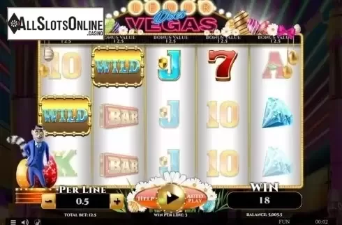 Win Screen. Lemur Does Vegas Easter Edition from Spinomenal