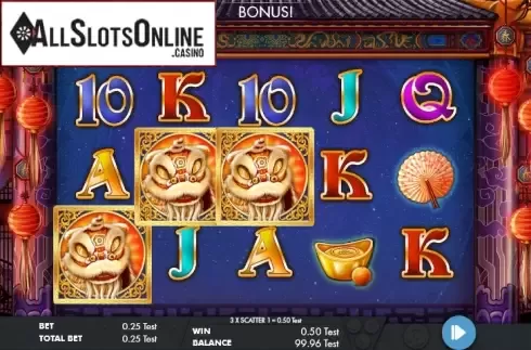 Win screen. Lion dance festival from Genesis