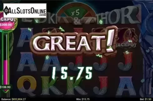 Big Win Screen