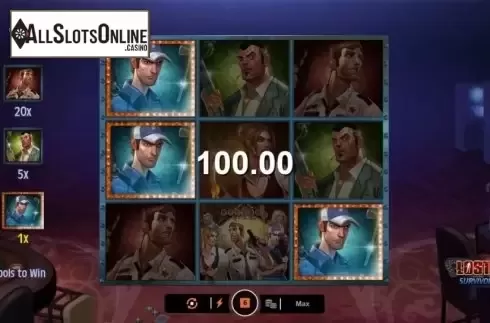 Win Screen 1. Lost Vegas Survivors Scratch from Microgaming