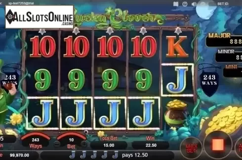 Reel Screen. Lucky Clover (SimplePlay) from SimplePlay