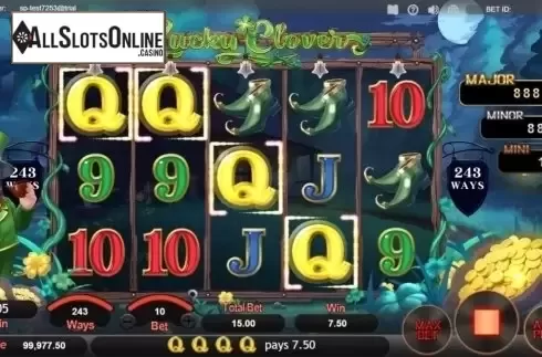 Win Screen 1. Lucky Clover (SimplePlay) from SimplePlay