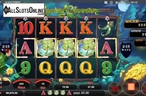 Win Screen 2. Lucky Clover (SimplePlay) from SimplePlay