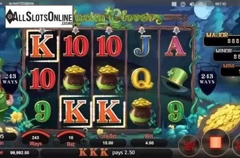 Win Screen 3. Lucky Clover (SimplePlay) from SimplePlay