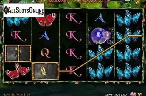 Win Screen2. Madame Monarch from High 5 Games