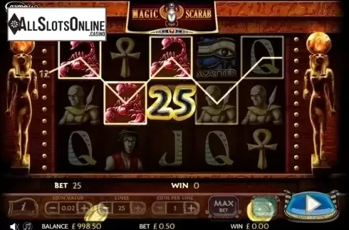 Win Screen . Magic Scarab Reveal from Game360