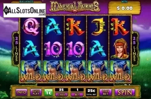 Game Screen. Magical Fairies from GMW