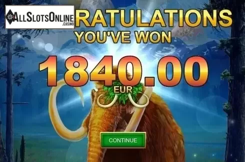 Free Spins Win. Mammoth Chase: Easter Edition from Kalamba Games