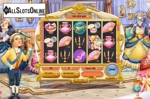 Game Workflow screen. Marie Antoniette from Red Rake