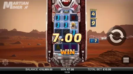 Martian Miner Infinity Reels slot screenshot 1