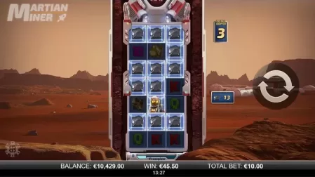 Martian Miner Infinity Reels slot screenshot 4