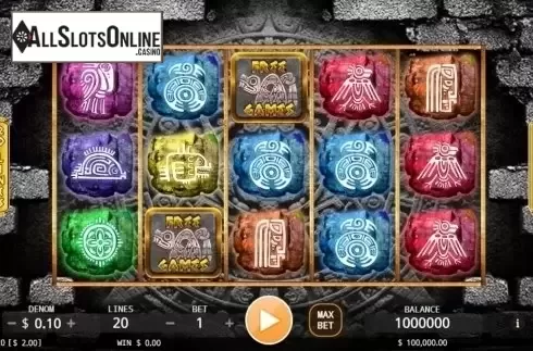 Reel screen. Mayan Gold (Ka Gaming) from KA Gaming