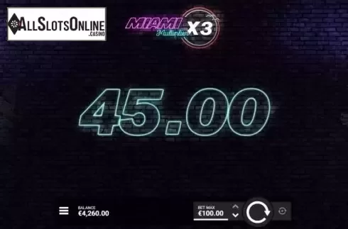 Win Screen 3. Miami Multiplier from Hacksaw Gaming