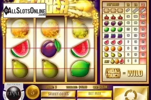 Screen 3. Midas Touch from Rival Gaming