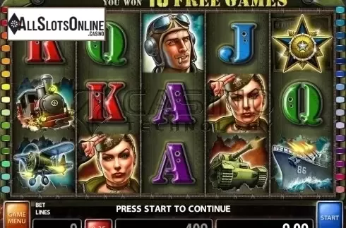 Win screen. Miss Major from Casino Technology