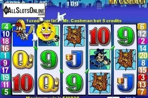 Reel Screen. Mr. Cashman from Aristocrat