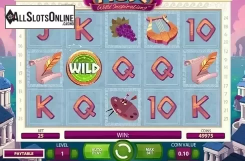 Screen2. Muse: Wild Inspiration from NetEnt