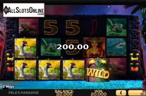 Win Screen 2. Pele's Paradise from High 5 Games