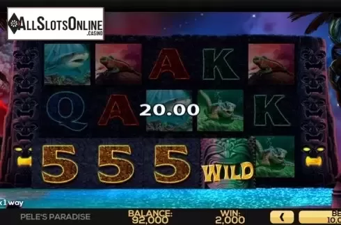 Win Screen 3. Pele's Paradise from High 5 Games
