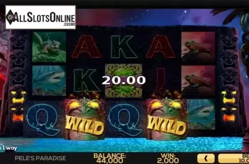 Win Screen 4. Pele's Paradise from High 5 Games