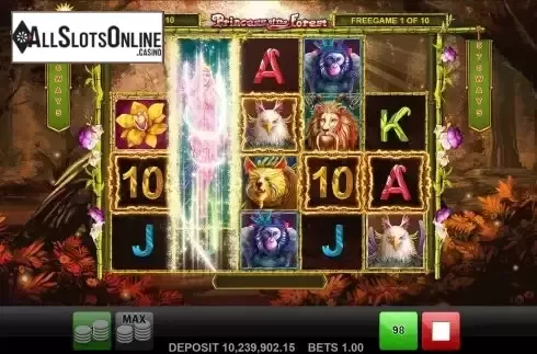 Free Spins Game Screen