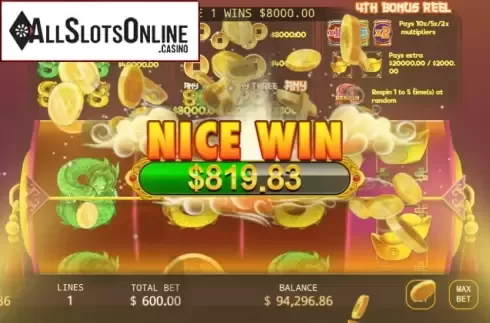 Nice Win. Quadruple Dragons from KA Gaming