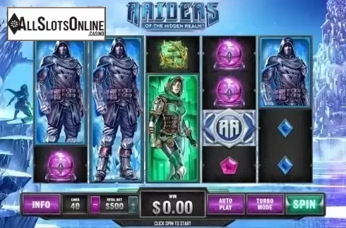 Main game. Raiders of the Hidden Realm from Playtech