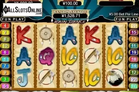 Reel Screen. Rain Dance from RTG