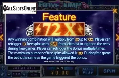 Feature. Rave Jump from CQ9Gaming
