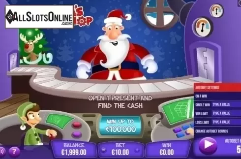 Screen 4. Santa's Workshop from Pariplay