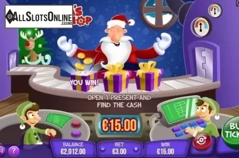 Screen 2. Santa's Workshop from Pariplay