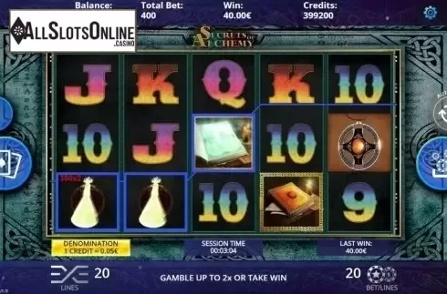 Win Screen. Secrets of Alchemy (DLV) from DLV