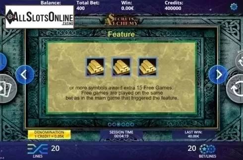 Features. Secrets of Alchemy (DLV) from DLV