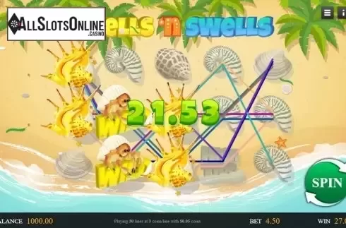Win Screen 1. Shells 'n Swells from Genii