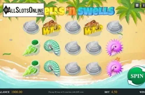 Reel Screen. Shells 'n Swells from Genii