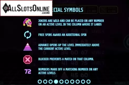Rules 3. Slingo Advance from Slingo Originals