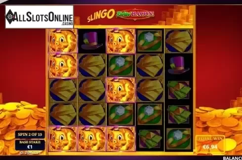 Free Spins Gameplay Screen