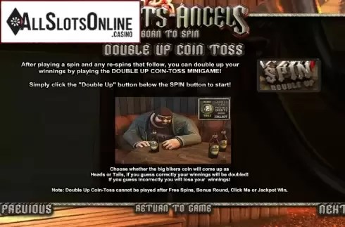 Paytable 6. Slots Angels from Betsoft