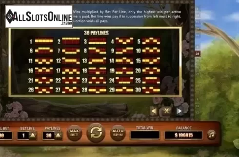 Paytable 3. Snow Wild (ReelNRG) from ReelNRG