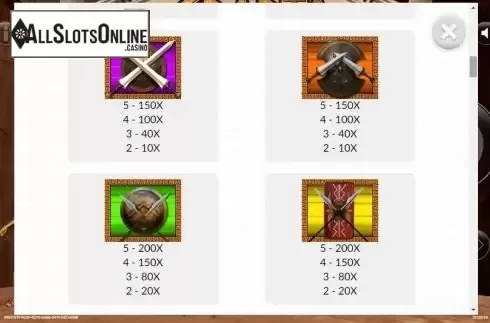 Paytable 3